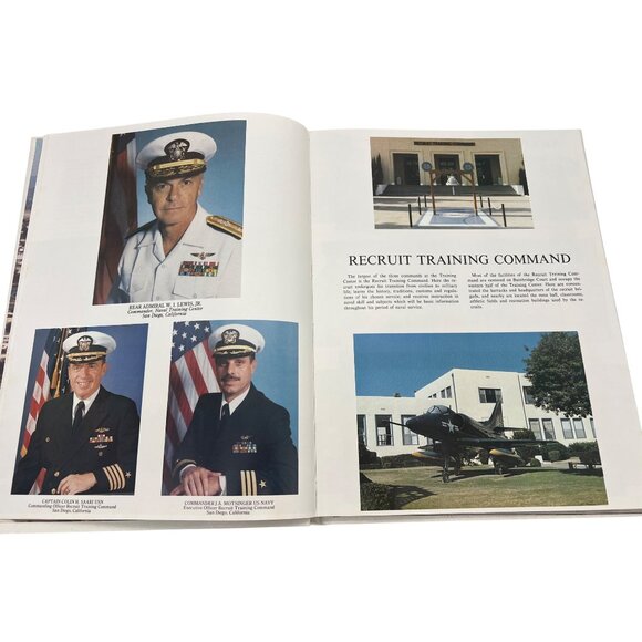 The Anchor 1988 Navy Yearbook Recruit Training Command San Diego CA Company 210 - Picture 5 of 11